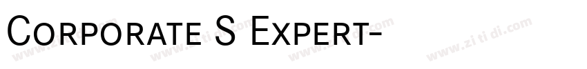 Corporate S Expert字体转换